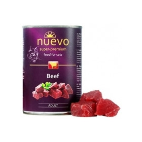 Nuevo Super Premium Beef Храна за котки над 1 година с говеждо месо 